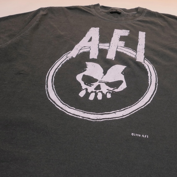 AFI I Hate Punk Rock Band Tee A Fire Inside Girl's Not Grey