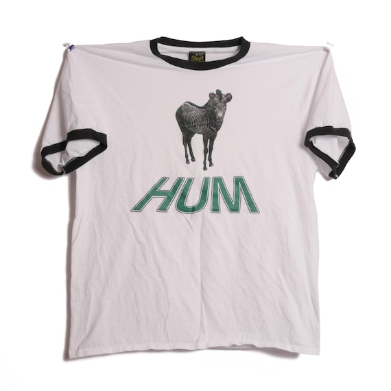 HUM You'd Prefer an Astronaut Ringer Tee 12 Inch Records
