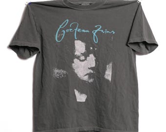 Cocteau Twins Shoegaze Band Tee Fraser Shirt Tour Ambient Noise Post Punk Alternative Grunge Band Shirt Heaven or Las Vegas Record Faded XL