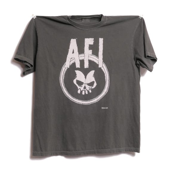 AFI I Hate Punk Rock Band Tee A Fire Inside Girl's Not Grey