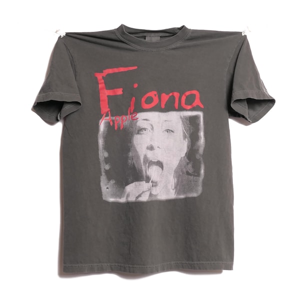 Fiona Apple When The Pawn... Tee Tidal Pop Rock Tour Club 90s Tour Gift Singer Fast As You Can 1990s Band Shirt Ultra Faded T-Shirt - Medium