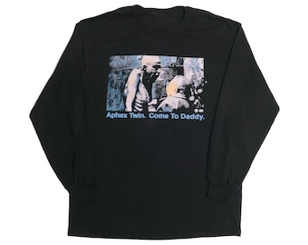 Aphex Twin Tシャツ Come To Daddy 長袖 エレクトロニック EDM
