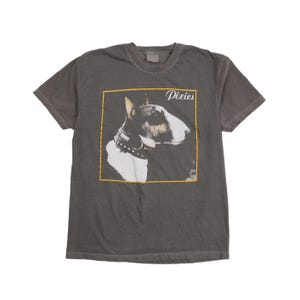 Pixies Here Comes Your Man Tee Ultra Faded Post Punk Alternative Noise Grunge Bandtröja Bull Terrier Dog Albumomslag Singel - Medium
