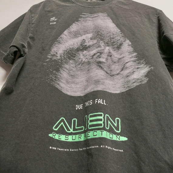 Alien Resurrection Tee Shirt Sonogram Aliens 1998 Movie Sci-fi
