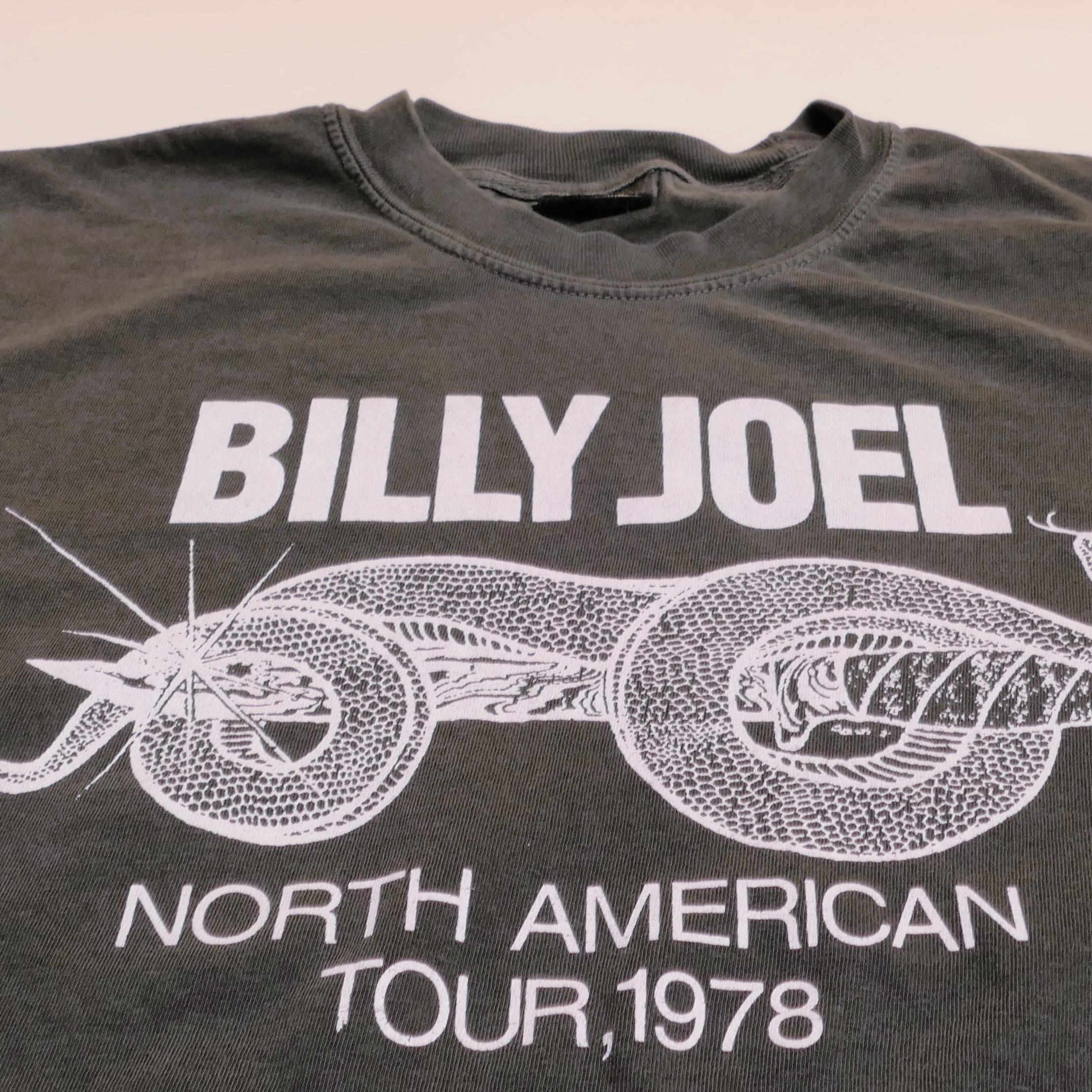 Billy Joel North American Tour 1978 Shirt Snake Dagger American