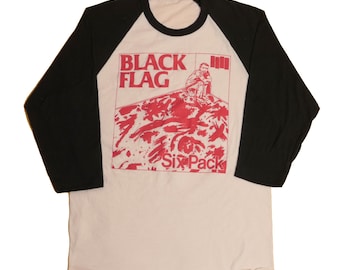 90s BLACK FLAG Six Pack バンドTシャツ XL punk 90s BLACK FLAG Six