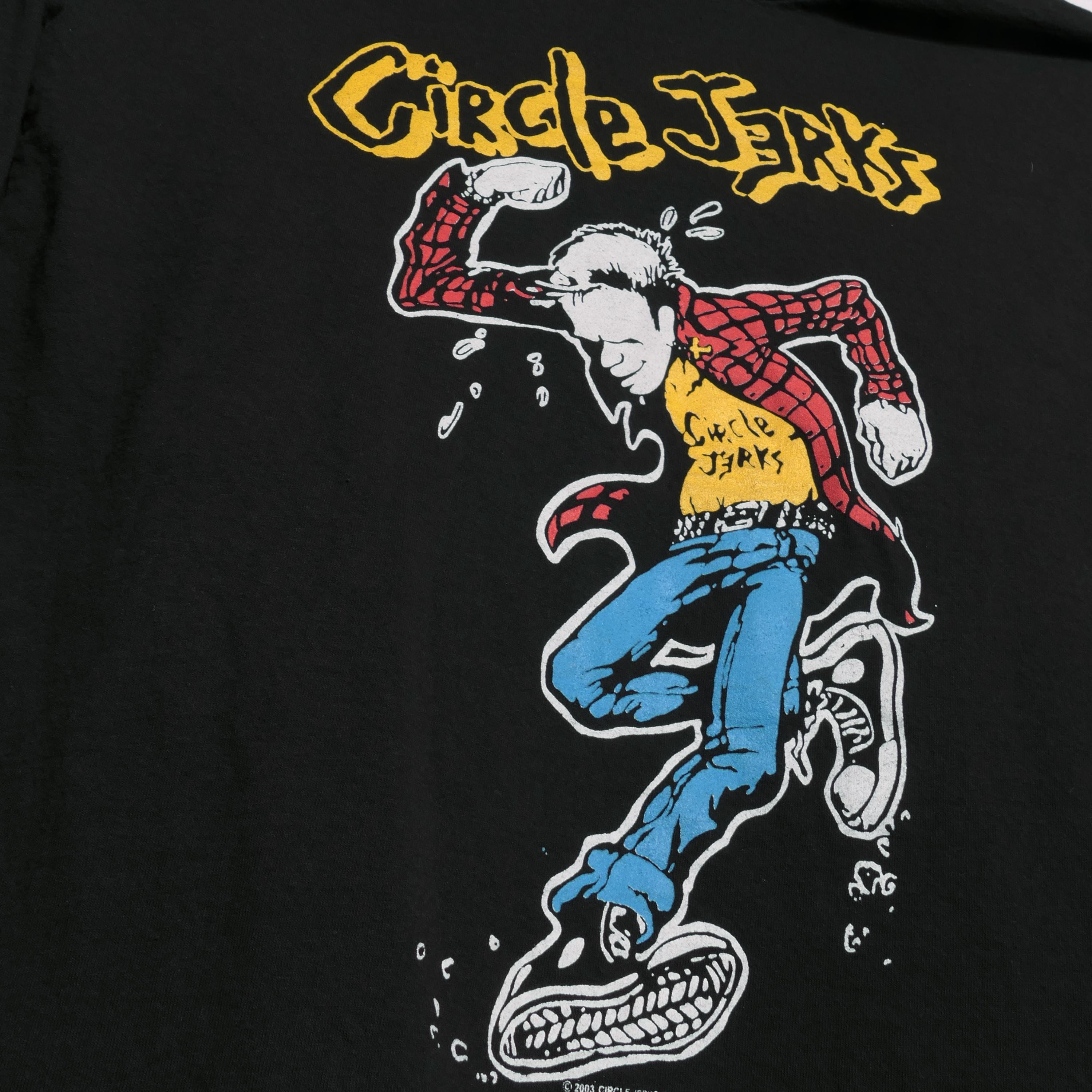 90's Circle Jerks ビンテージ バンド Tシャツ Circle Jerks Long Sleeve Tee American Hardcore Punk Band Los