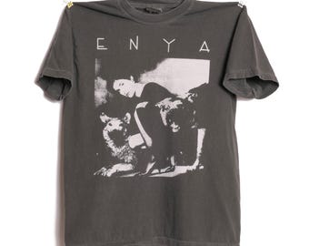 Enya Singer Band Shirt The Celts and Watermark Orinoco Flow Sail Away Shepherd Moons The Memory of Trees Wolf Pack Mother Tee - Medium