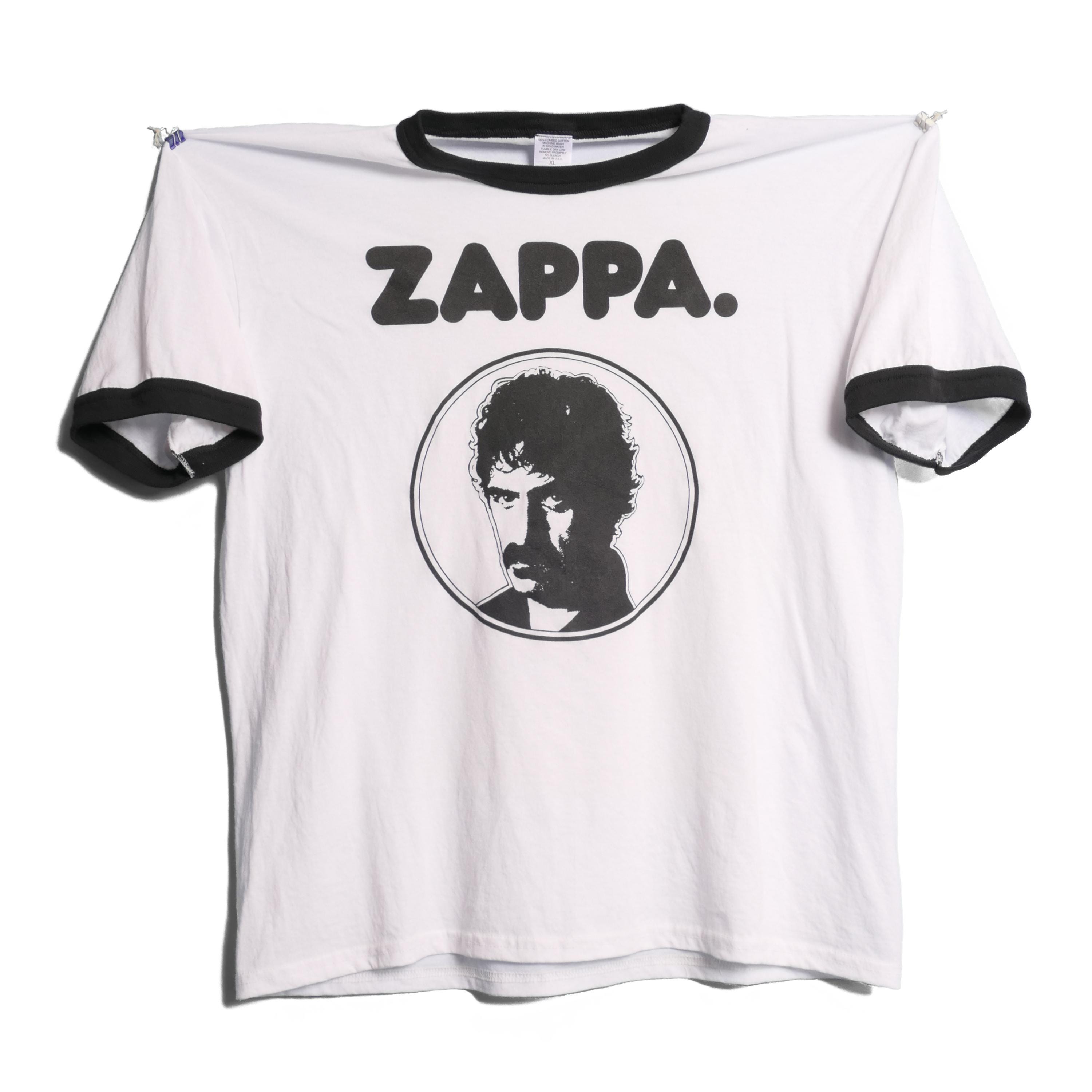 希少☆フランクザッパ☆バンドTシャツ☆グレー☆Lサイズ☆ツアーTシャツ フランク・ザッパ バンド リンガーTシャツ マザーズ・オブ
