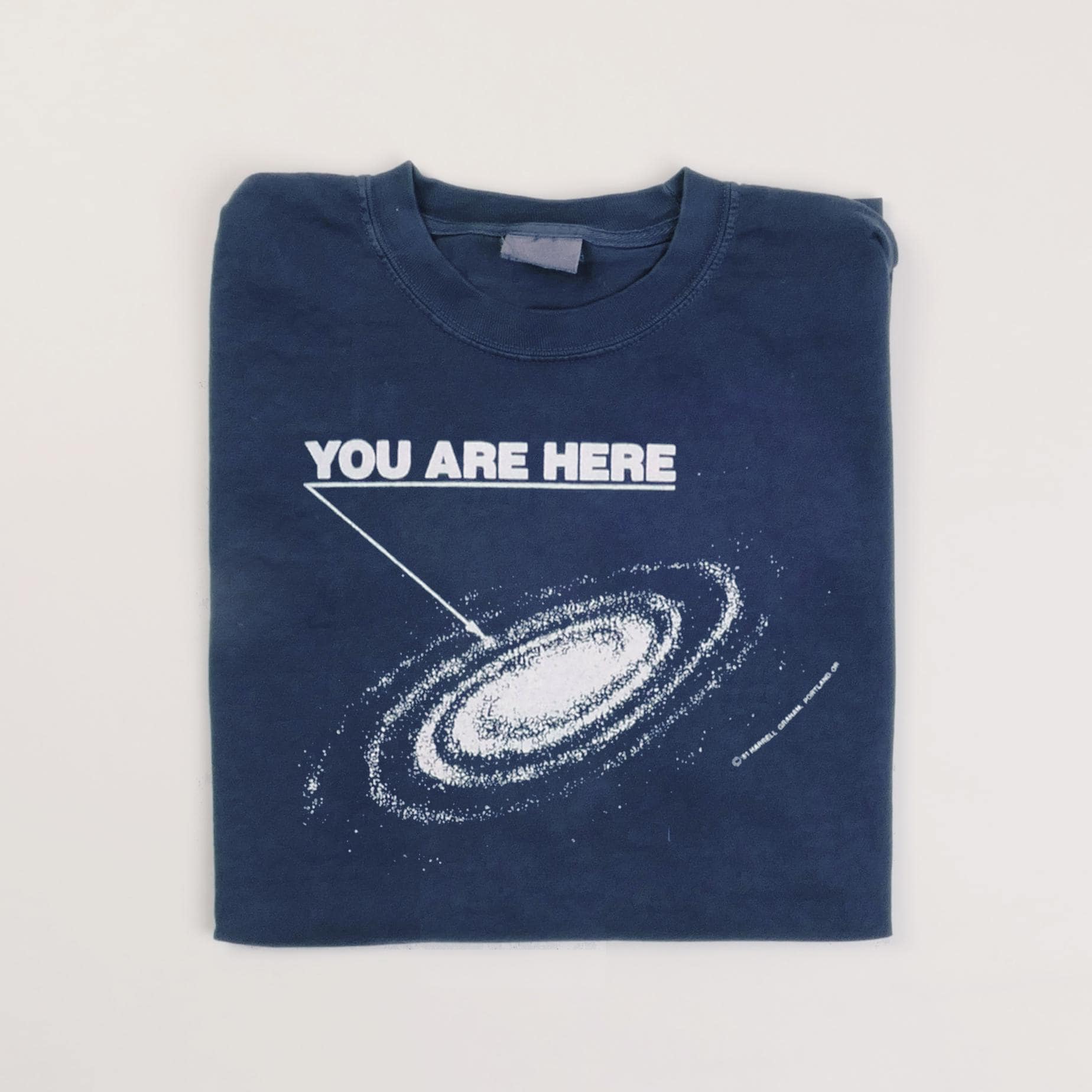 You Are Here ミルキーウェイギャラクシーTシャツ Can