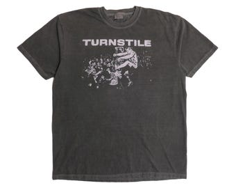 Turnstile Band Tee Live Show Pressure To Succeed EP Album Punk Rock Hardcore Boxy Glam Alternative Heavyweight Shirt - XL