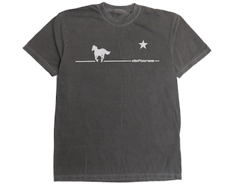 Deftones White Pony Tee Hardcore Metal Post Punk New Wave Around Fur Alternative Rock Noise Grunge Band Shirt 100% Heavyweight Cotton - MED