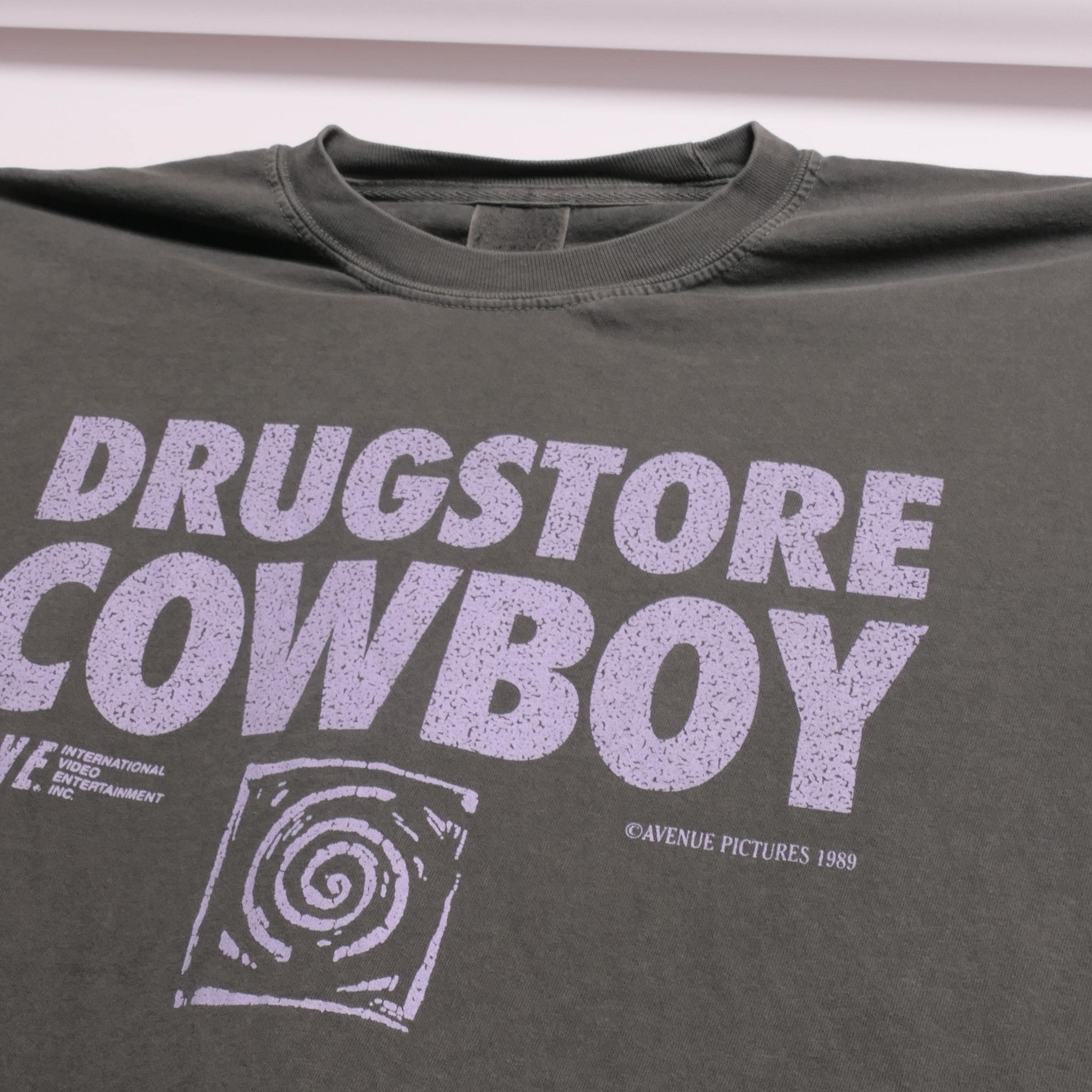 Drugstore Cowboy Movie Promo Tee 1989 Gus Van Sant Film Matt