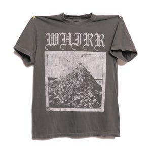 WHIRR Shoegaze UK Band Tee I Want You Around Tour Ambient Noise Punk Alternative Grunge Band Shirt Slowdive Skull Mountain Shoegazer - Med