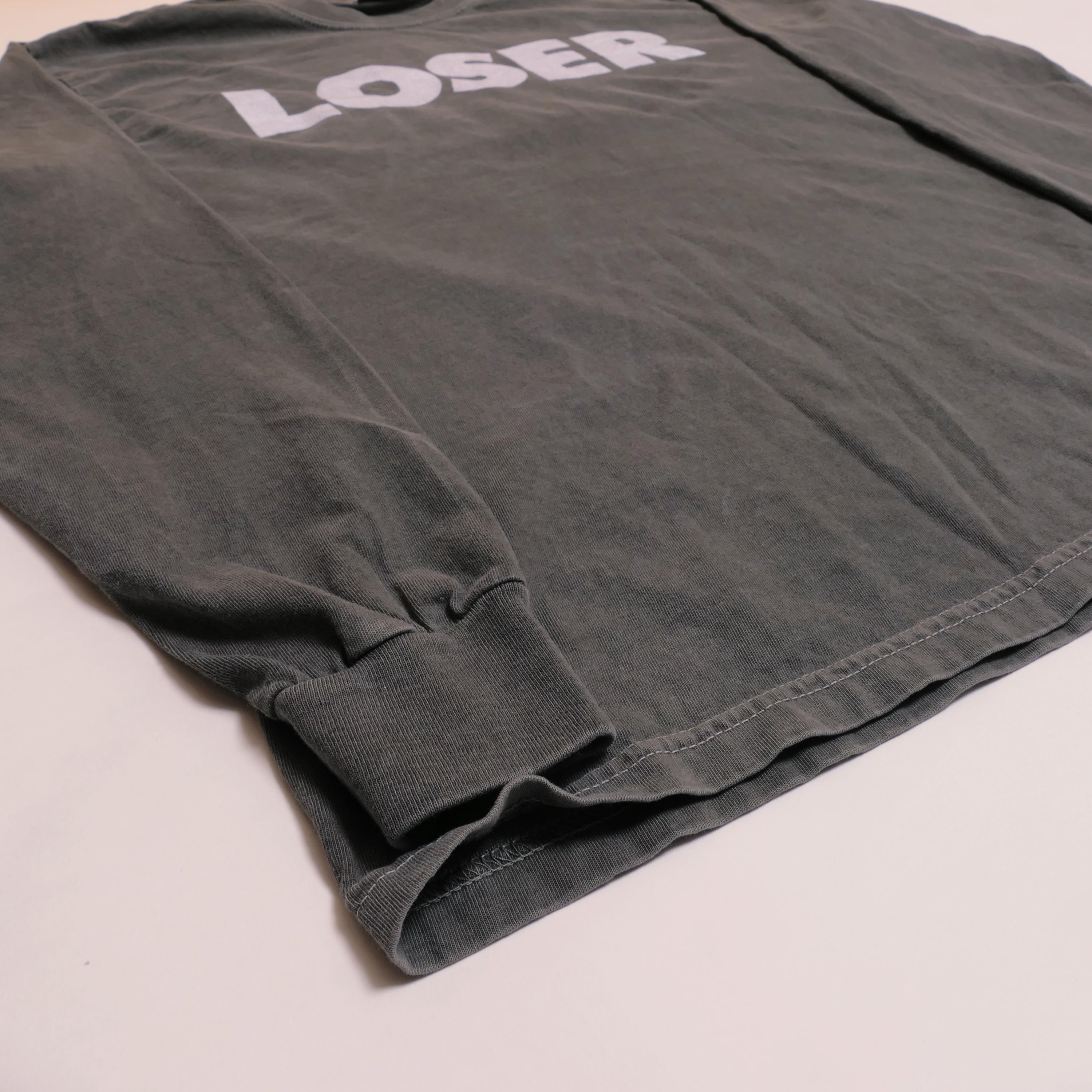 LOSER Sub Pop Long Sleeve Tee Seattle Record Label Band Faded Tour