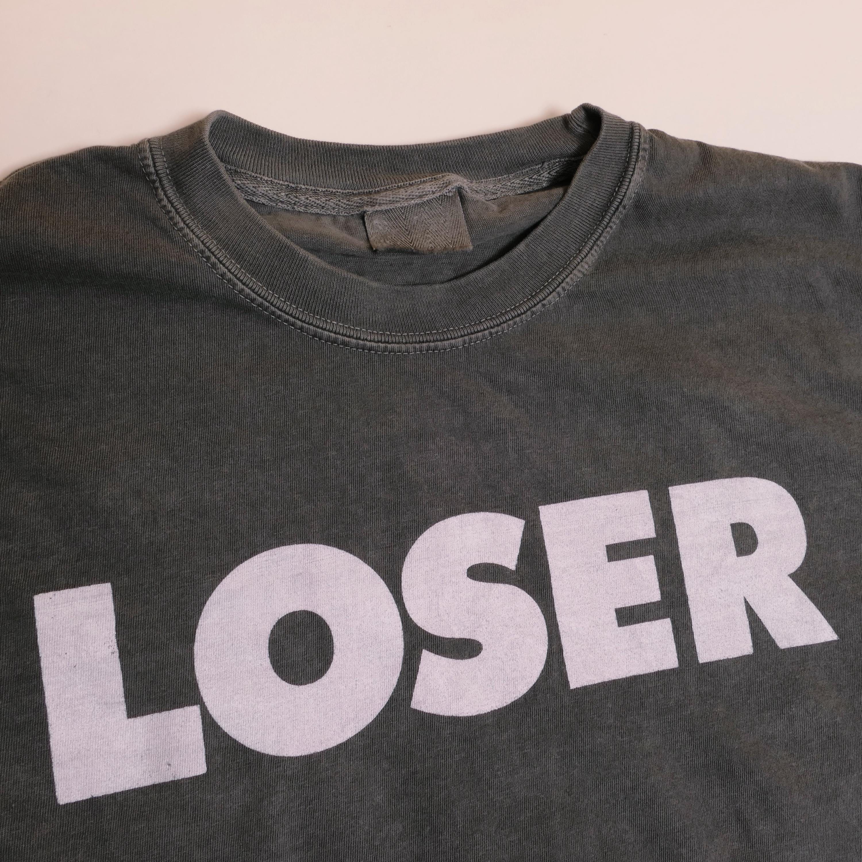LOSER Sub Pop Long Sleeve Tee Seattle Record Label Band Faded Tour