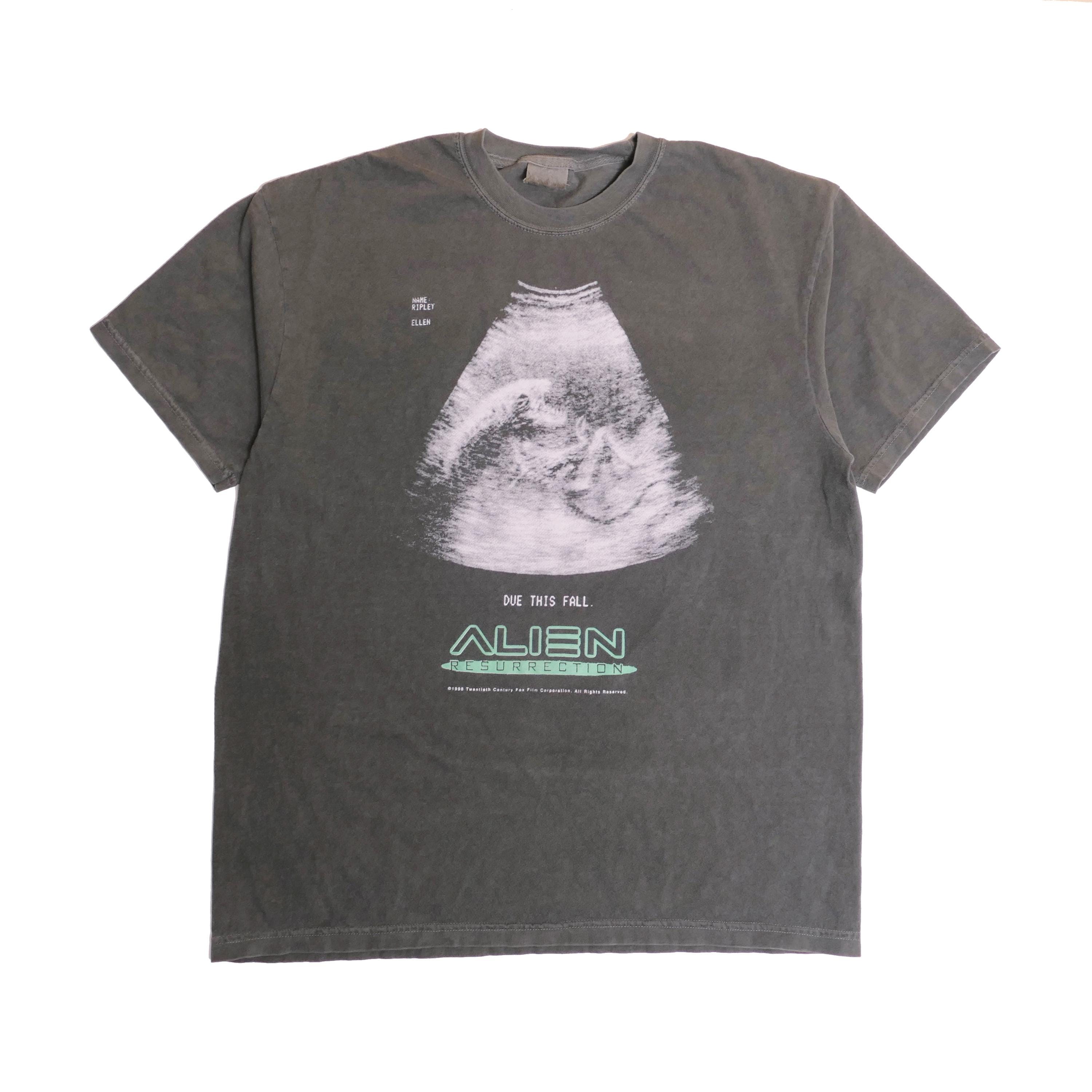 Alien 4 Resurrection Tee Shirt Sonogram Aliens 1998 Movie Sci-fi