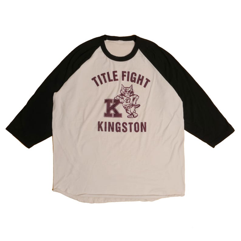 Title Fight Kingston Raglan Tee American Rock Band Shoegaze Band Tee Ultra Faded Tour Hardcore Post Punk Alternative Grunge Band Shirt Large image 1