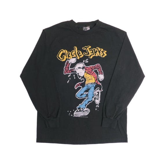 Circle Jerks Long Sleeve Tee American Hardcore Punk Band Los