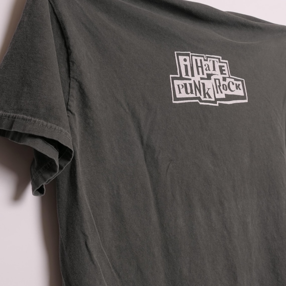 AFI I Hate Punk Rock Band Tee A Fire Inside Girl's Not Grey