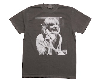 Scream Wes Craven Drew Barrymore telefoongesprek T-shirt Ghostface Killer 1996 enge film jaren 90 bioscoop Halloween-film vervaagd T-shirt - medium
