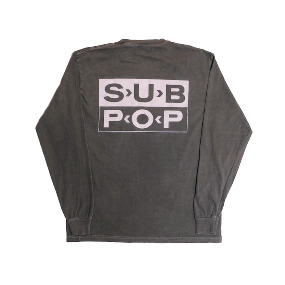 LOSER Sub Pop Long Sleeve Tee Seattle Record Label Band Faded Tour