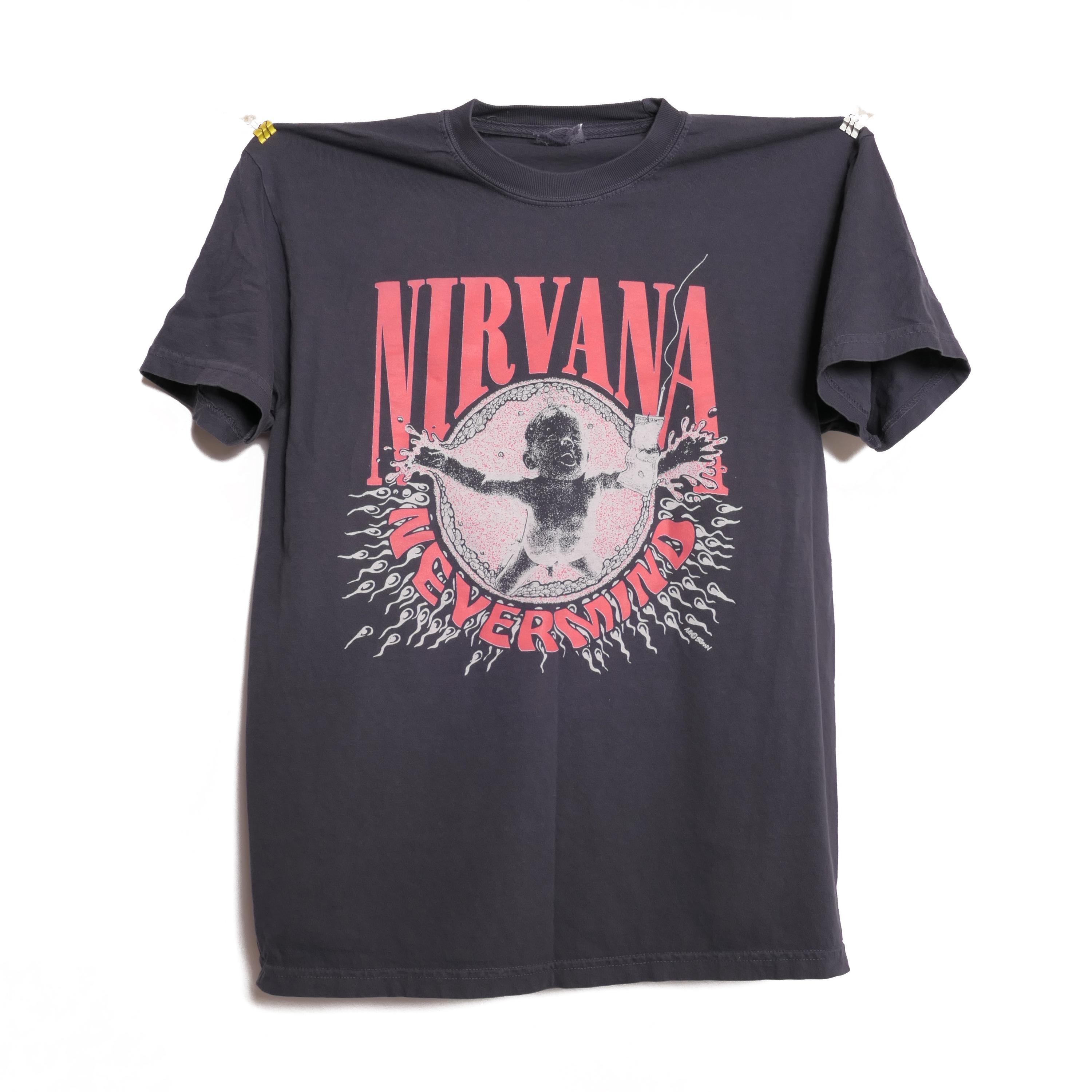 Nirvana Nevermind Band Tee Shirt Sub Pop Alternative Grunge Rock N
