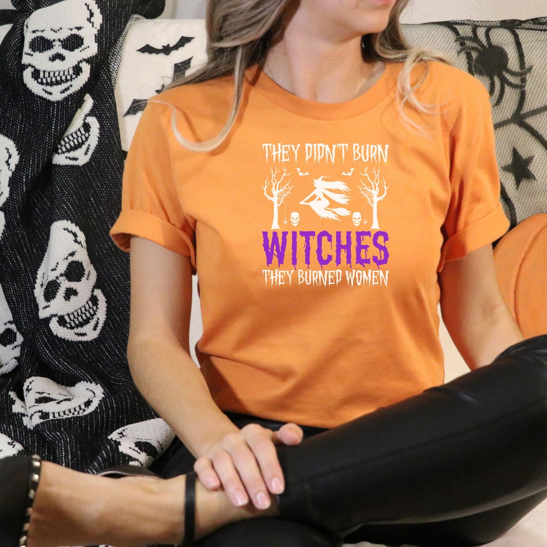 T-shirt Féministe They Didn't Burn Witches - Neuf Avec étiquettes, Coton Confort
