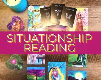 Situationship Tarot Legung: Liebe & Beziehungsratschläge (am selben Tag)