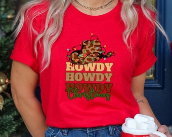 Howdy Christmas Shirt, Country Christmas Shirt, Western Christmas Shirt, Christmas Gift, Merry Christmas, Happy Holidays, Funny Christmas