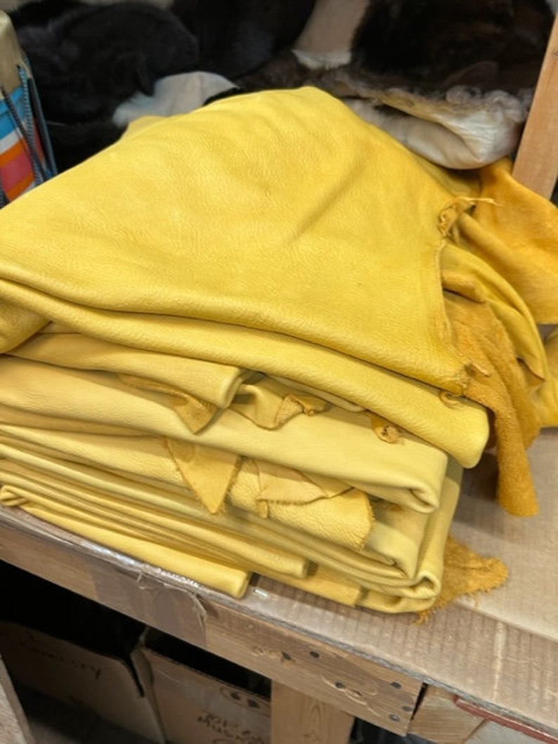 Buffalo bison Polished Leather Hides Etsy