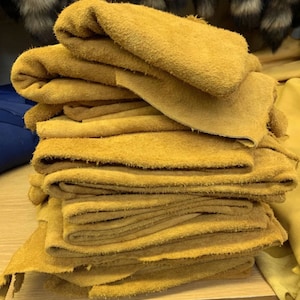 Moose Split Leather Hides