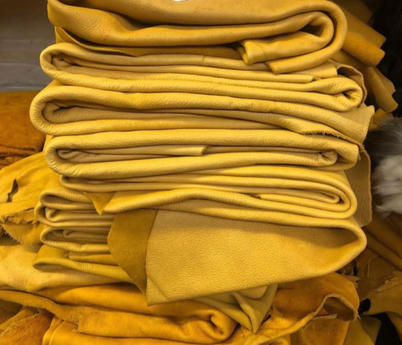 Moose Polished Leather Hides Etsy