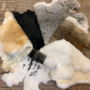 Jumbo Rabbit Fur Pelts