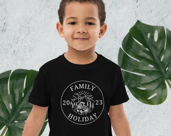 Family Holiday T shirt Matching Family Holiday Gift for Kids Holiday Shirt for Children Holiday T-shirt Organic