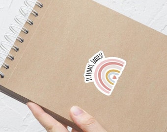 It Float&#39;s Ladies Rainbow Sticker