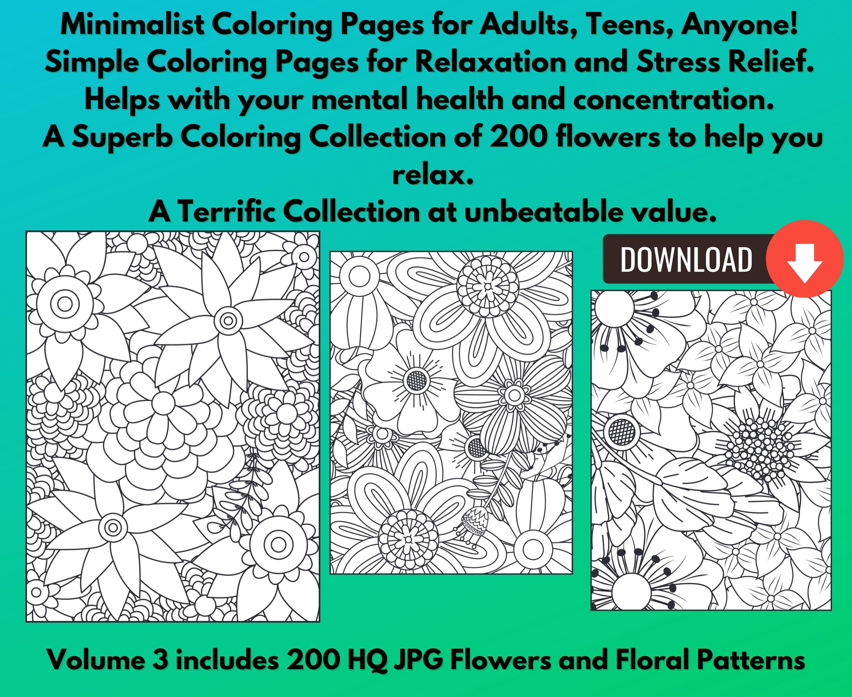 Concentration Coloring Pages