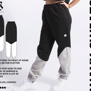 Sewing pattern wavy sweats