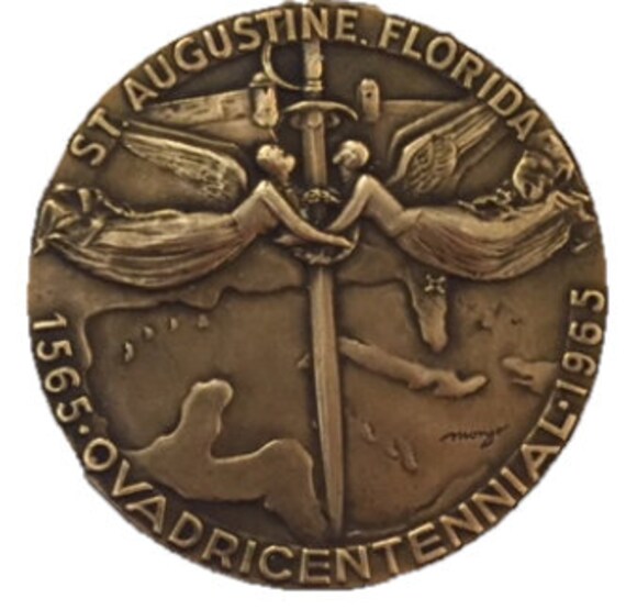Saint Augustine Medallion - image 2