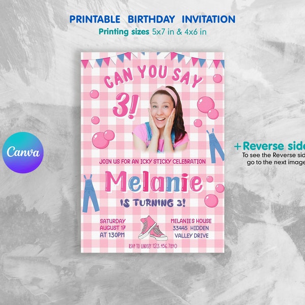 Ms Rachel Birthday Invite - Etsy