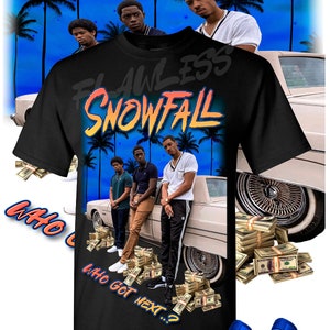 Snowfall custom designed TShirt