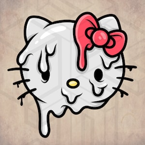 Kawaii Kitty Png, anime Png, cute Png, Pink Png