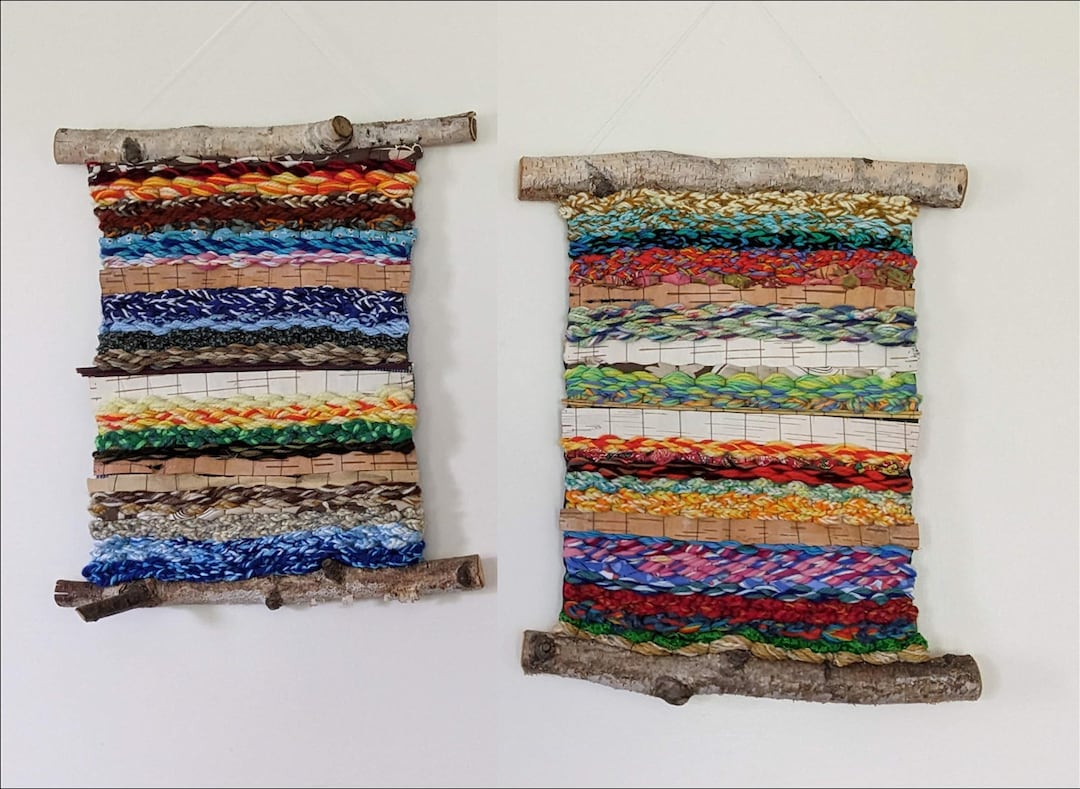 Picture of Woven Wall Hangings, Colorful Texture, Hand Made Tapestry, Mixed ...
