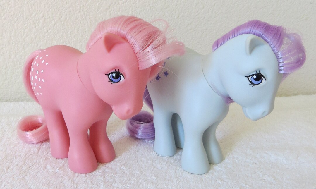 2 Vintage My Little Ponies 1982 cotton Candy & Etsy