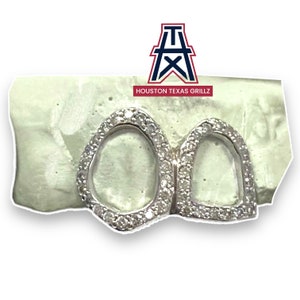 Custom 3 Pc Iced Out Open Face Moissanaites