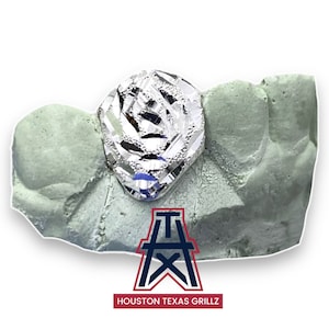 Custom 1 Diamond Dust & Diamond Cut Rose Tooth