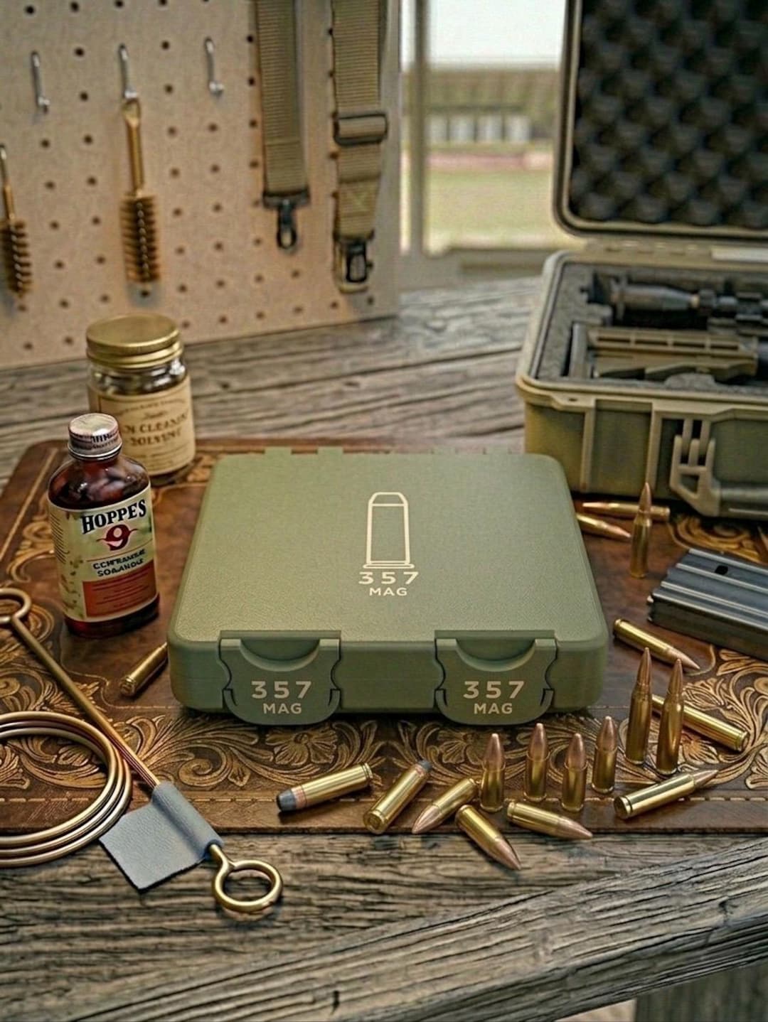 357 Magnum Ammo Box 100 Rounds | Reusable Tactical Storage Container ...