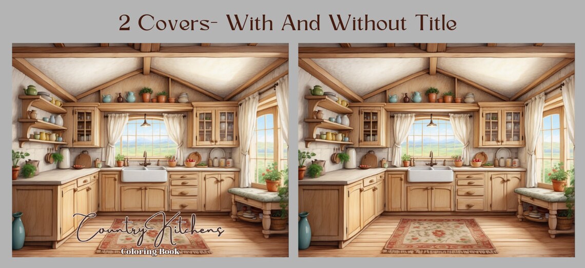 40 Interior Coloring Pages Country Kitchens Coloring Book Craftsman