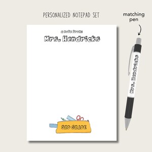 Blocco note per insegnanti, blocco note personalizzato, regalo per insegnanti, blocco note personalizzato, apprezzamento per insegnanti, blocco note personalizzato per insegnanti, regalo per insegnanti
