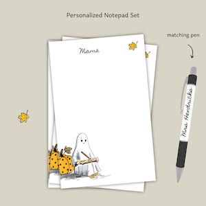 Halloween Notizblock, Halloween personalisierte Notizblöcke Perfekt für Geschenk, Gruppengeschenk, Herbst Halloween Geschenk personalisierte Notizblock, Halloween Geschenk